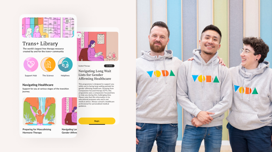 Voda launches largest, free trans mental health resource library